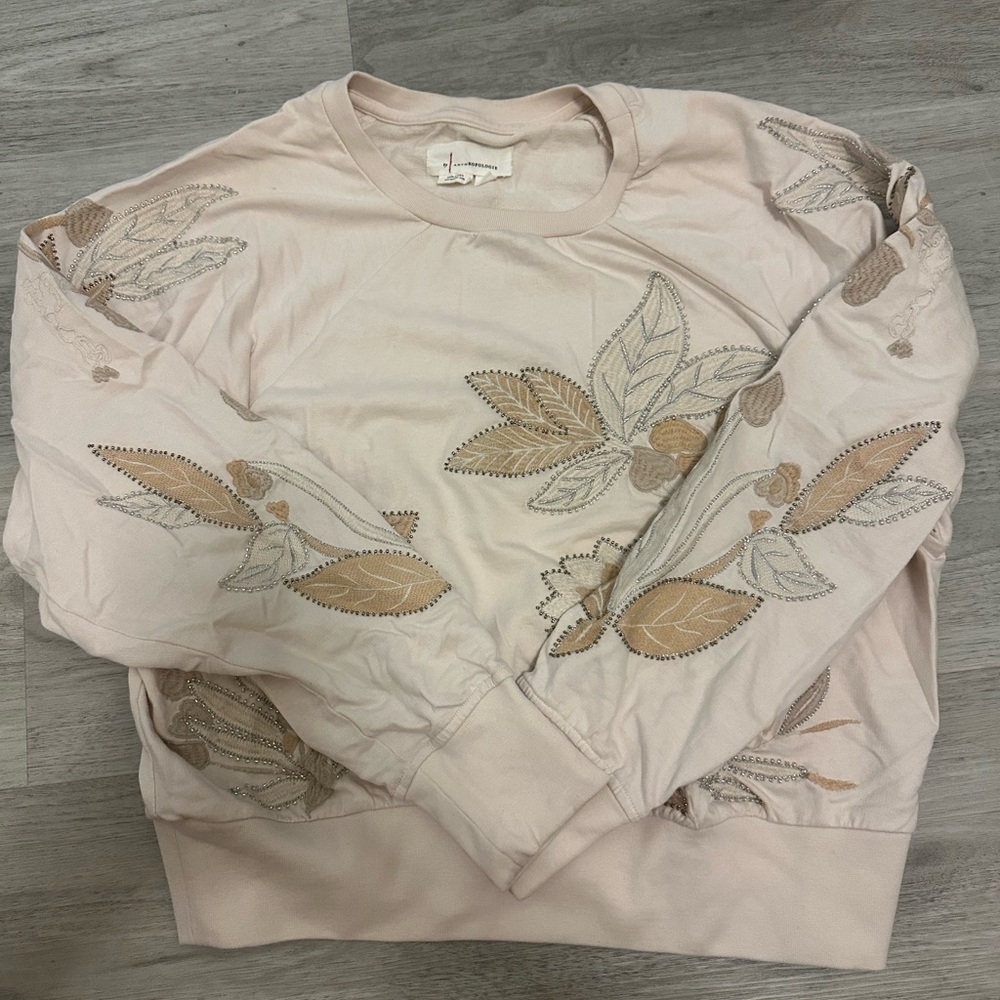 Embellished Anthropologie Sweater